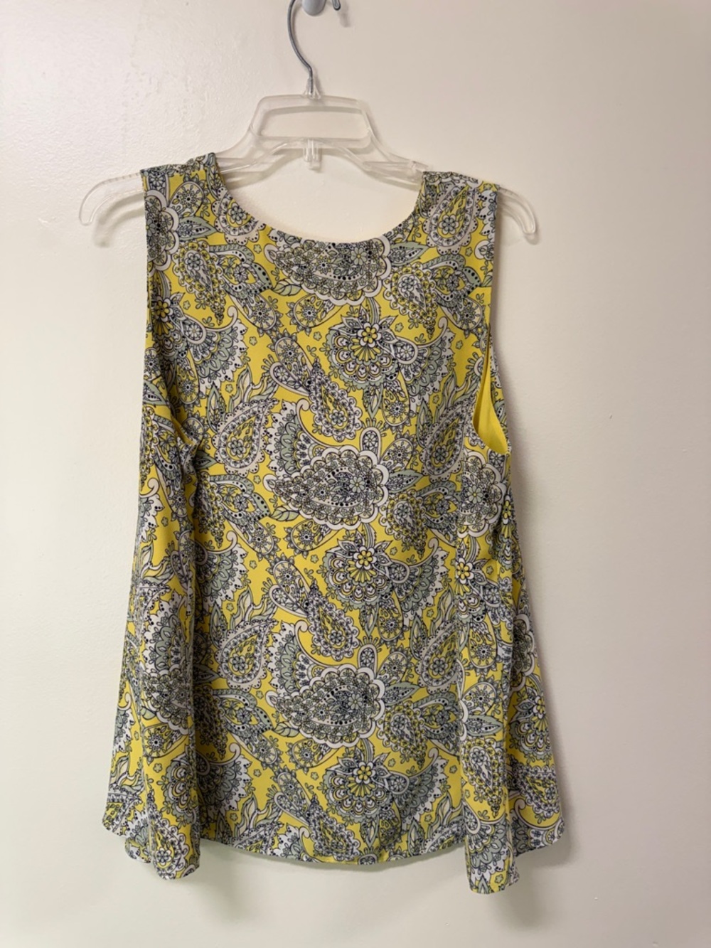 Cato Yellow Paisley Sleeveless Camisole - Picture 4 of 5